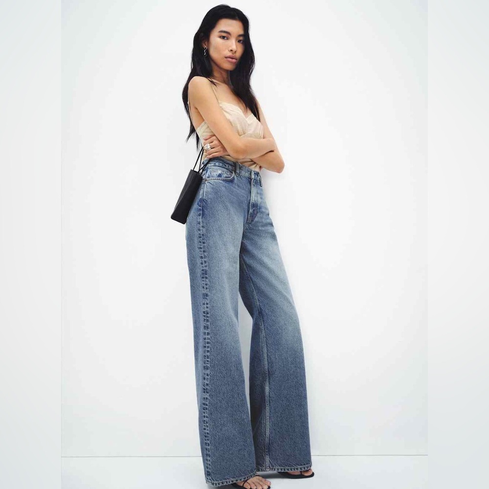 Reformation Cary High Rise Slouchy Wide Leg Jeans in Colorado (US 6/28)
